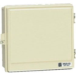 ウオルボックス プラスチック製防雨ボックス 屋根無ヨコ型 ベージュ WB-12AOJ