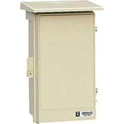 WB-3AJ [ウオルボックス プラスチック製防雨ボックス 屋根付タテ型 ベージュ]