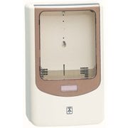 WPN-2M-Z [電力軽量ボックス バイザー付 1個用 本体/バイザー ミルキーホワイト/スモークブラウン 1個]