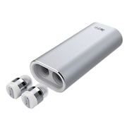 完全ワイヤレスイヤホン Beat-in Power Bank Bluetooth対応 シルバー BI9316