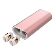完全ワイヤレスイヤホン Beat-in Power Bank Bluetooth対応 ローズゴールド BI9317