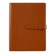 A5シュリンクエンボス オーガナイザーカバー ブラウン 63417