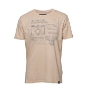 t-shirt GUIDE Oyster gray XL [Tシャツ XLサイズ]