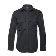 l/s Big Pocket shirt DOUBLE ECLIPSE Black XS [ビッグポケットシャツ XSサイズ ブラック]