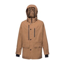 rains brown jacket