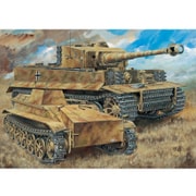 1/35 ミリタリーシリーズ WWII ドイツ軍 ティーガーI 中期型 第508重戦車大隊C中隊 w/ツィメリットコーティング ＆ ボルクヴァルトIV A型 [プラモデル]