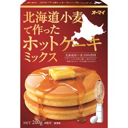 ヨドバシ Com 日本製粉 オーマイ 北海道小麦で作った ホットケーキミックス 200g ミックス粉 通販 全品無料配達