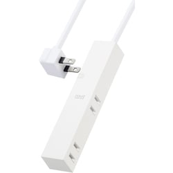 デザインタップ roo’t 2ピン 4個口 1.5m ホワイト AVT-D3-2415WH