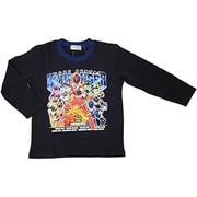 68400 長袖Tシャツ BK 100cm 宇宙戦隊キュウレンジャー A [キャラクター衣料]