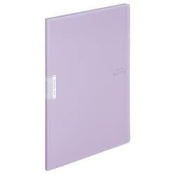 クリヤーブック<モッテ>（固定式）A4縦 20枚ポケット 紫 ラ-LM20V
