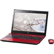LAVIE Note Standard NS750/GAR 15.6型ワイド/Corei7-7500U/メモリ8GB/HDD 1TB(SSHD)/ブルーレイディスクドライブ/Windows 10 Home 64ビット/Office H&B Premium+Office365/レッド PC-NS750GAR