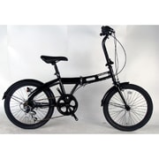 折りたたみ自転車 17CVL 20型 FDB 外装6段変速 マットブラック