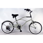 自転車 17CVL 20型 ミニビーチ 外装6段変速 グレー