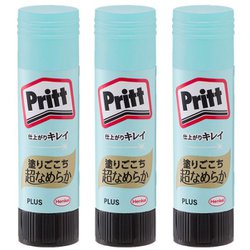 スムーズプリット スティックのり ミディアム セリースパック入り 3本パック NS-722-3P
