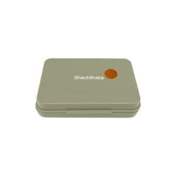 スタンプ台 中形 茶色 HGN-2-BR