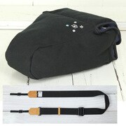 カメラケース ワイド(カメラのお洋服)+ストラップ 刺繍 ブラック 80067-072