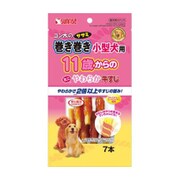 ゴン太のササミ巻き巻き 小型犬用 11歳からのやわらか牛すじ [愛犬用スナック 7本]