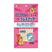 ゴン太の歯磨き専用ガム 小型犬用 ブレスクリア アパタイトカルシウム入り [愛犬用スナック 20本]