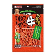 ゴン太のうま味牛とつぶつぶ軟骨入りジャーキー 緑黄色野菜入り [愛犬用スナック 200g]