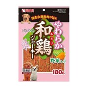 ゴン太のやわらか和鶏ジャーキー 野菜入り [愛犬用スナック 180g]