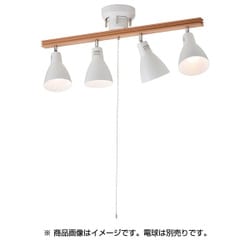 4灯 シーリングライト ホワイト 電球別売り LT-YN40AW-W