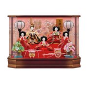 親王ケース 葵 芥子五人 [雛人形]