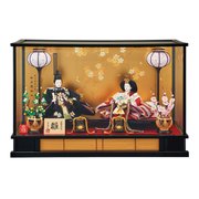 親王ケース 桜 祇園大三五五人 [雛人形]