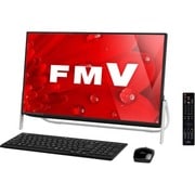 デスクトップパソコン ESPRIMO FHシリーズ/23.8型ワイド/Core i7-7700HQ/メモリ4GB/HDD 1TB/DVDスーパーマルチ/Windows 10 Home 64ビット/Office Home and Business Premium/オーシャンブラック FMVF77B1B