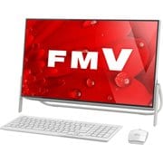 ESPRIMO FH55/B1 23.8型/Core i3-7100U/メモリ 8GB/HDD 1TB/DVDスーパーマルチ/Windows 10 Home 64 ビット/Office Home & Business プラス 365 サービス/スノーホワイト FMVF55B1WC