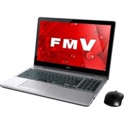 ノートパソコン LIFEBOOK AHシリーズ GRANNOTE/15.6型ワイド/Core i7-7700HQ/メモリ8GB/HDD 1TB/ブルーレイドライブ/Windows 10 Home 64ビット/Office Home and Business Premium/シャイニーブラック FMVA90B1