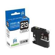互換リサイクルインクカートリッジ ブラザー LC213BK ブラック(顔料) JIT-B213B
