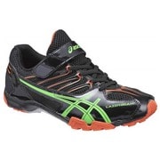 TKB206 BLACK/NEON GREEN 23.5 [ランニングシューズ LAZERBEAM ジュニア用 23.5cm ブラック×ネオングリーン]