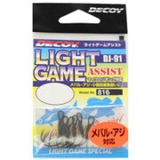 DJ-91 ライトゲームアシスト L [フック・針 ルアー用フック]