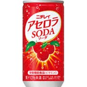 ニチレイ アセロラソーダ 190ml×30本 [炭酸飲料水]