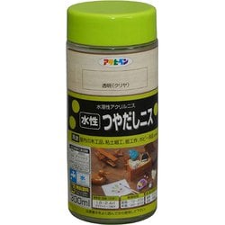 水性つやだしニス 300mL [透明(クリヤ)]