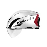 自転車ヘルメット AERO-R1 パールホワイトレッド-3 S/M