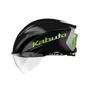 自転車ヘルメット AERO-R1 ブラックグリーン-6 S/M