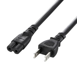 電源コード 2P ストレートプラグ 2m KB-DM2S-2