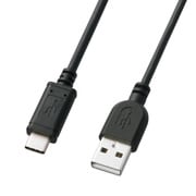 KU-CA15K [USB2.0 TypeC－Aケーブル 1.5m ブラック]