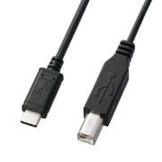 USB2.0 TypeC-Bケーブル 3m ブラック KU-CB30