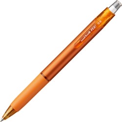 消せるゲルインクボールペン uni-ball（ユニボール）R：E 0.5mm ノック式 インク色：サンオレンジ 本体色：サンオレンジ URN18005.4