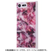 IJ-RHAXPXCTP/HMM09 [XperiaX Compact用 TPUケース 背面パネルセット Hanae Mori manuscrit シンビジューム]