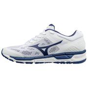 J1GE171917 [ランニングシューズ Mizuno Synchro MX 2 ホワイト×ブラック 25.0cm メンズ]