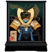 ゴールド 彫金 兜ケース 10号