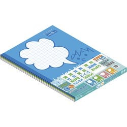 ロジカルエアー方眼5mm B5フェイス柄 5冊パック HB5-H504-5P