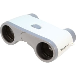 3倍双眼鏡 オペラグラス 28mm 60g ガリレオ式 コンパクトオペラ 3×28 ホワイト