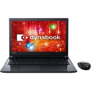 dynabook T85 15.6型/Core i7-7500U/メモリ 16GB/SSD 512GB/ブルーレイディスクドライブ/Windows 10 Home 64ビット/Office Home & Business Premium プラス Office 365 サービス/プレシャスブラック PT85CBP-BJA2
