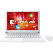 dynabook T45 15.6型/Celeron 3865U/メモリ 8GB/HDD 1TB/DVDスーパーマルチドライブ/Windows 10 Home 64ビット/Office Home & Business Premium プラス Office 365 サービス/リュクスホワイト/ヨドバシオリジナル PT45CWX-SJAD2