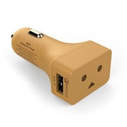 cheero Danboard Car Charger ライトブラウン CHE-312-BR