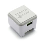 cheero USB AC Charger QC3.0 ホワイト CHE-315-WH